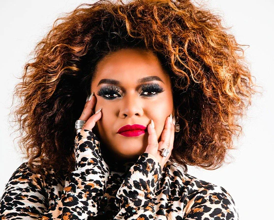 salome portrait leopard print