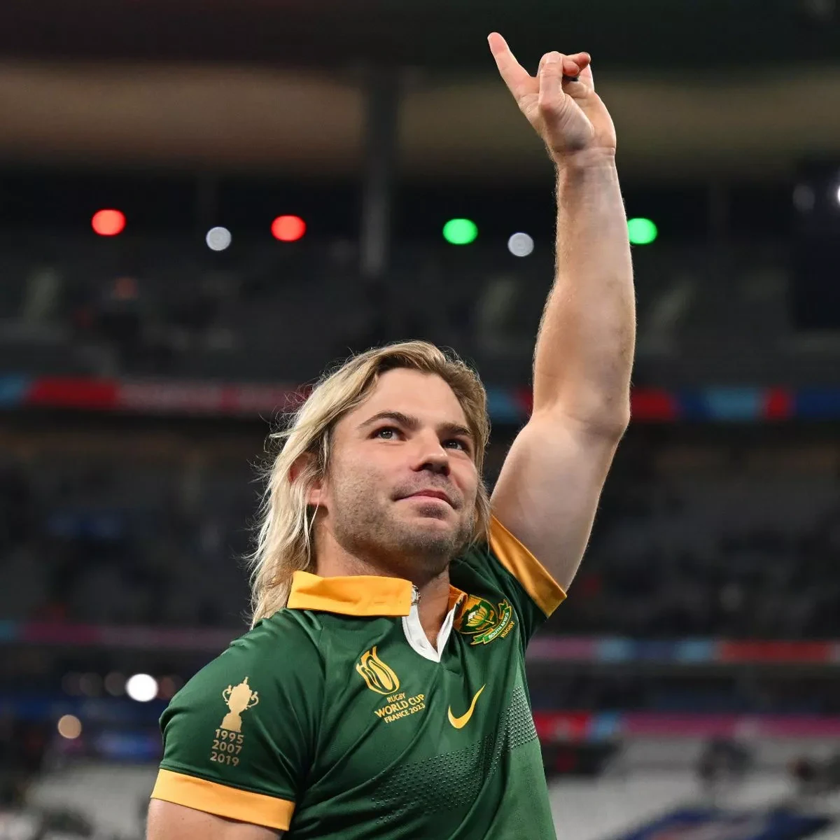 faf de klerk springboks victory salute