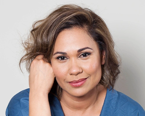 kim cloete closeup portrait