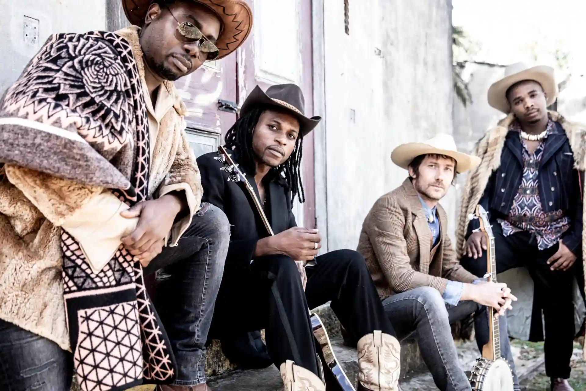 Congo Cowboys band rustic western style portrait