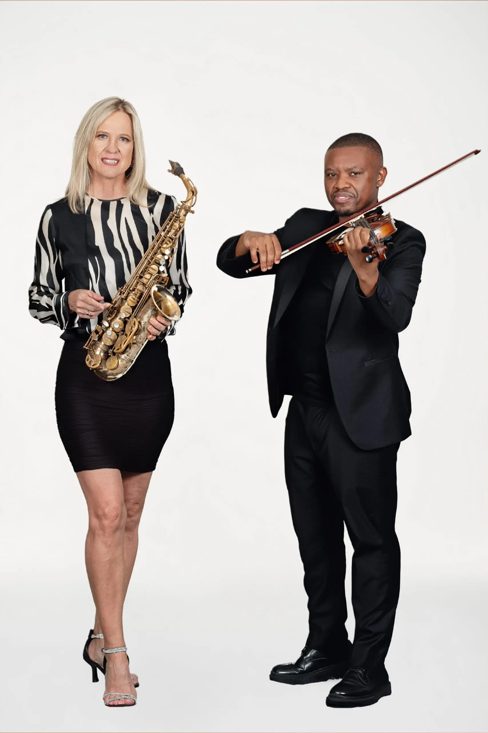 Afriduo saxophone violin duo musicians
