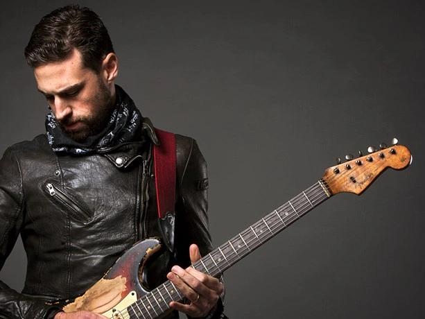 dan patlansky leather jacket guitar
