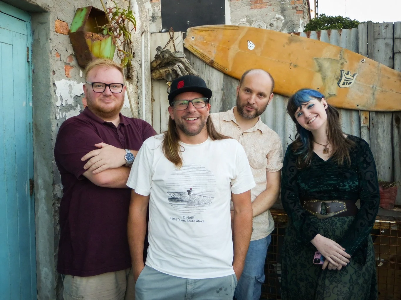 Third Time Lucky comedy group outdoor portrait