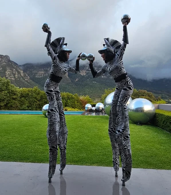 Funky Zebras Stilt Walking Performers